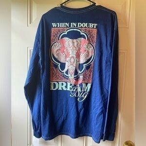 Benny & Belle ‘When In Doubt Dream Big’ Long Sleeve Shirt Size XL NWT